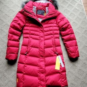 LOLE RED 600 down fill coat XS NEW!!